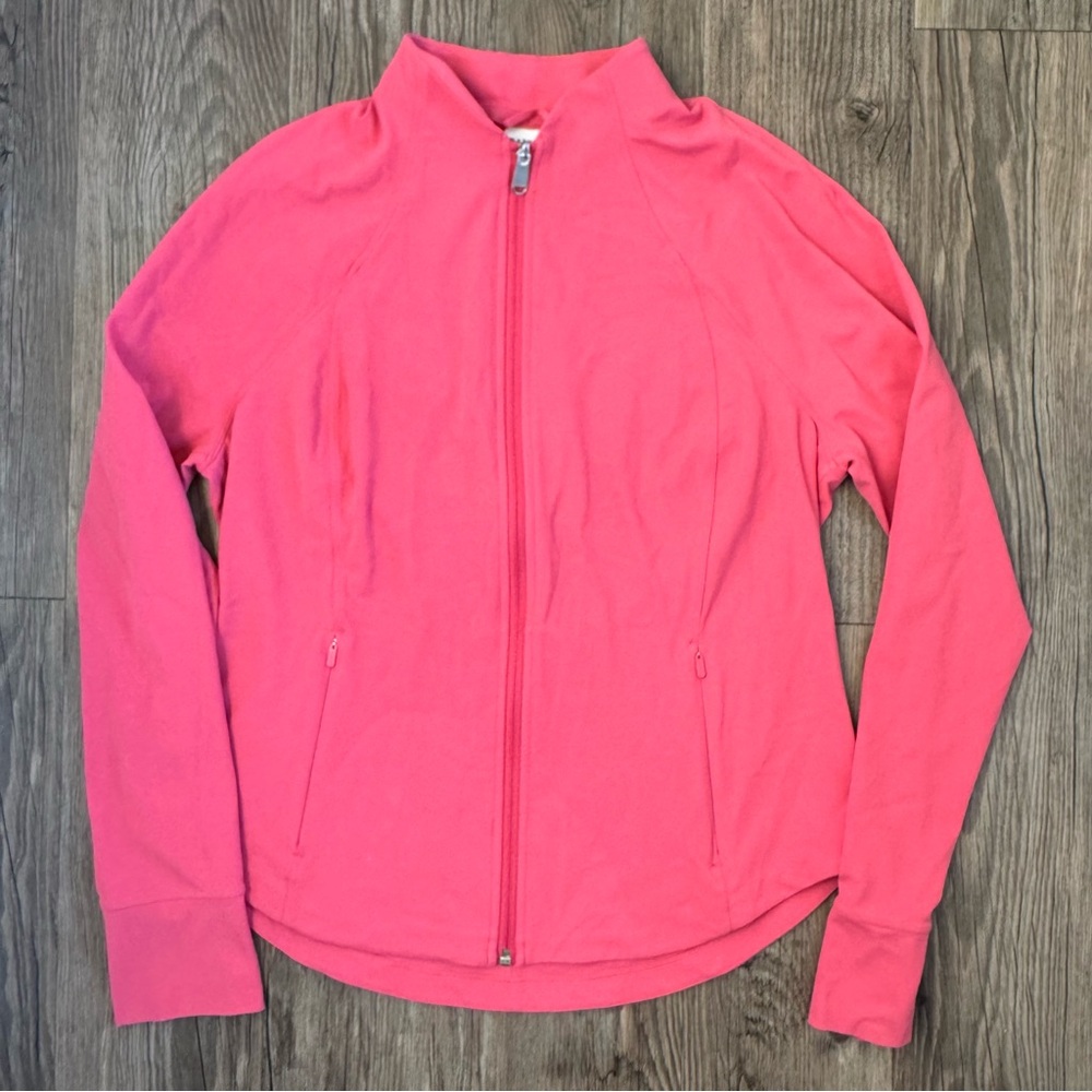 Athleta Salutation Jacket, Tulip Pink Size Xl #65… - image 3